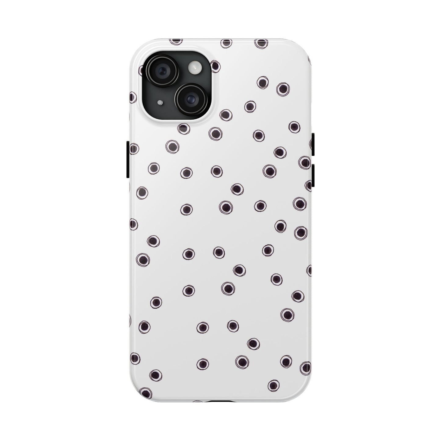 Halo Dots White Phone Case