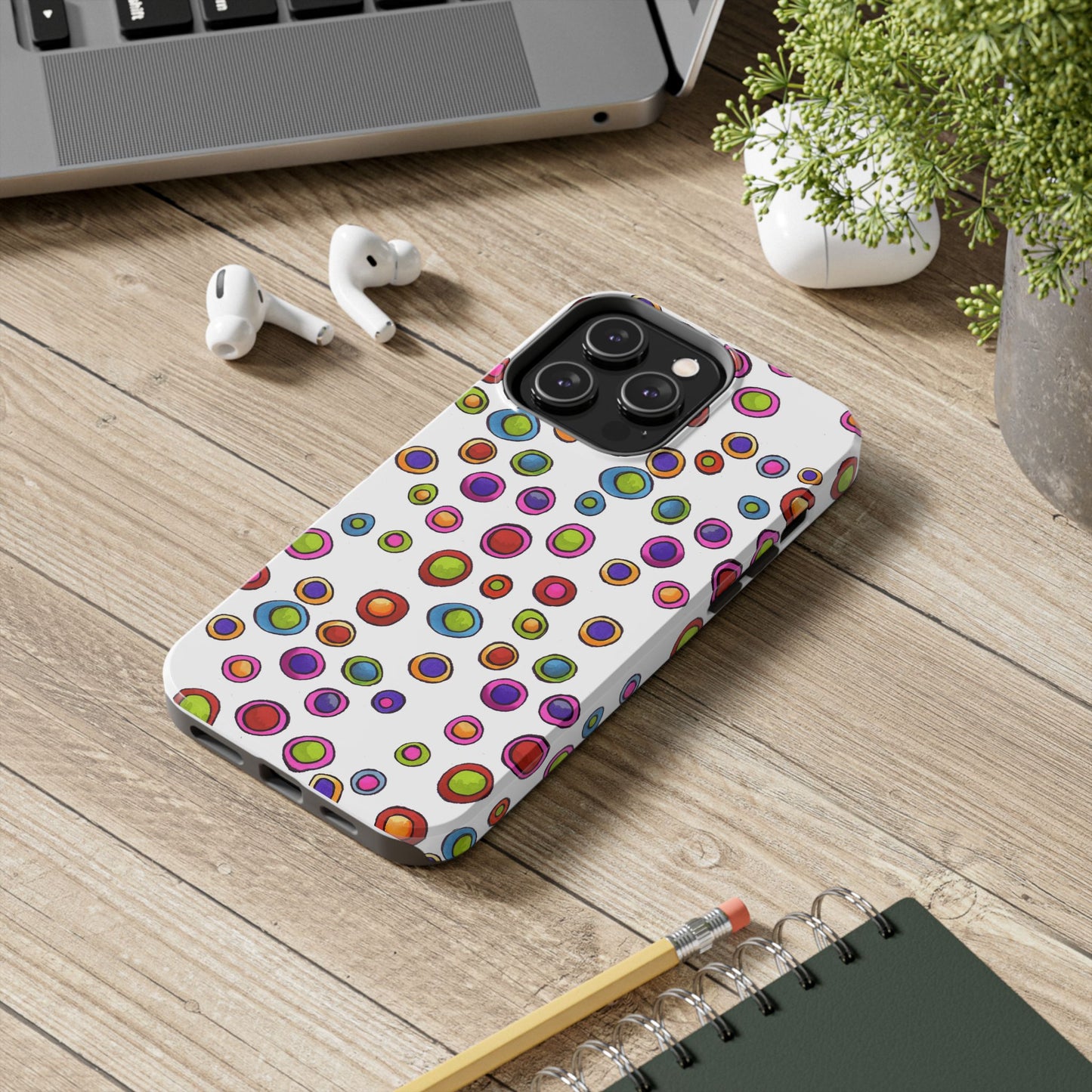 Dopey Dots White Phone Case