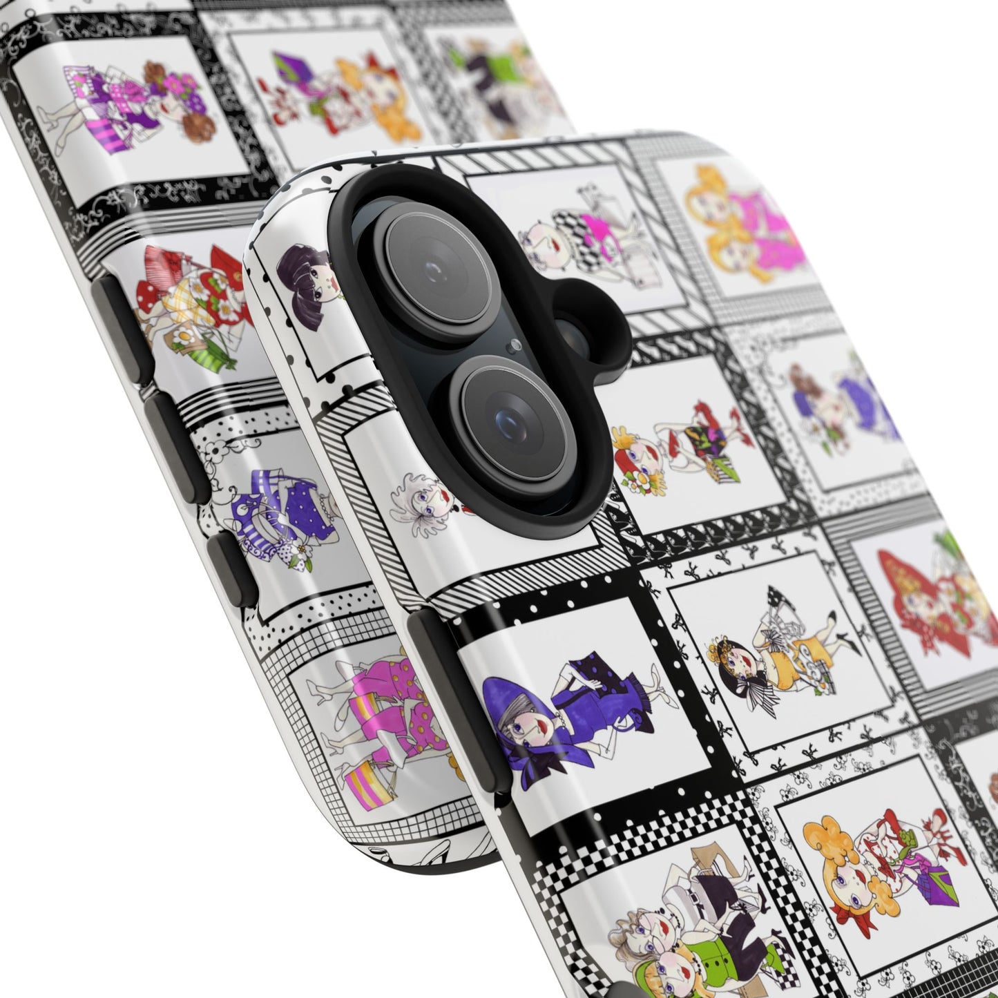 Gone Shopping White / Black Phone Case