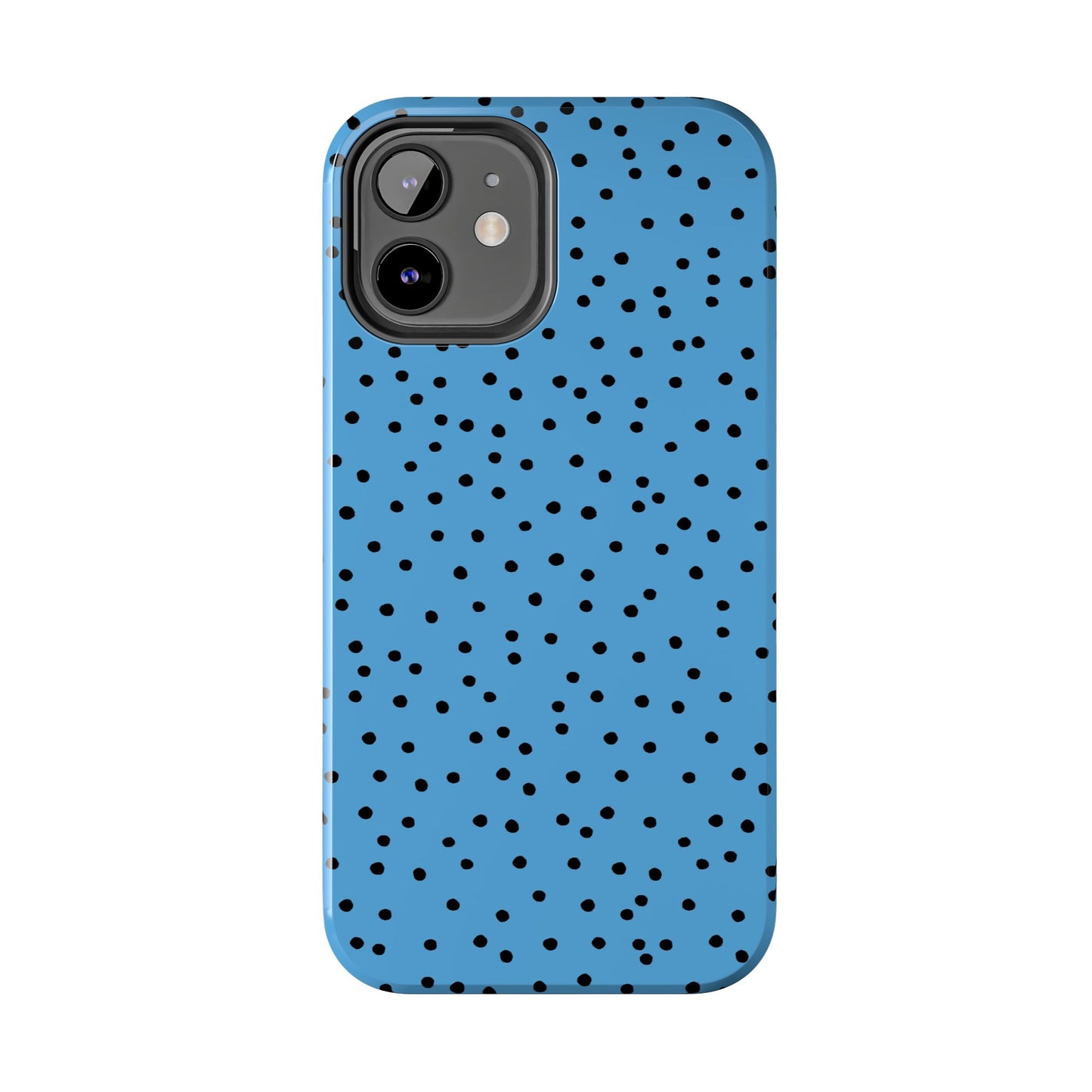 Dinky Dots Turquoise / Black Phone Case