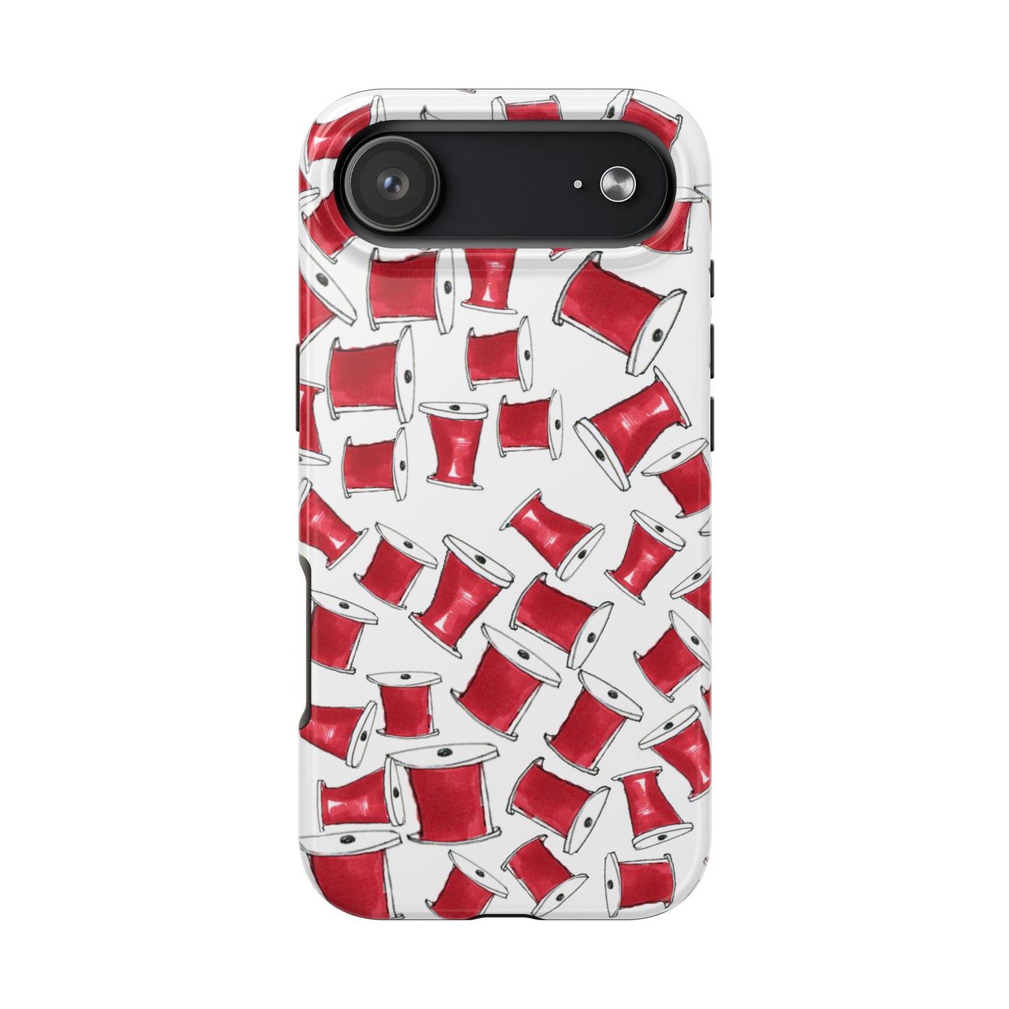 Red Thread White Phone Case