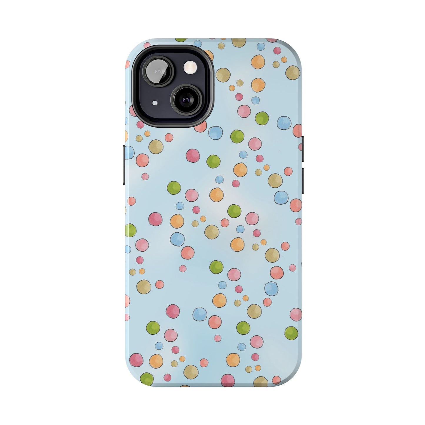 Clown Dots Blue Sky Phone Case