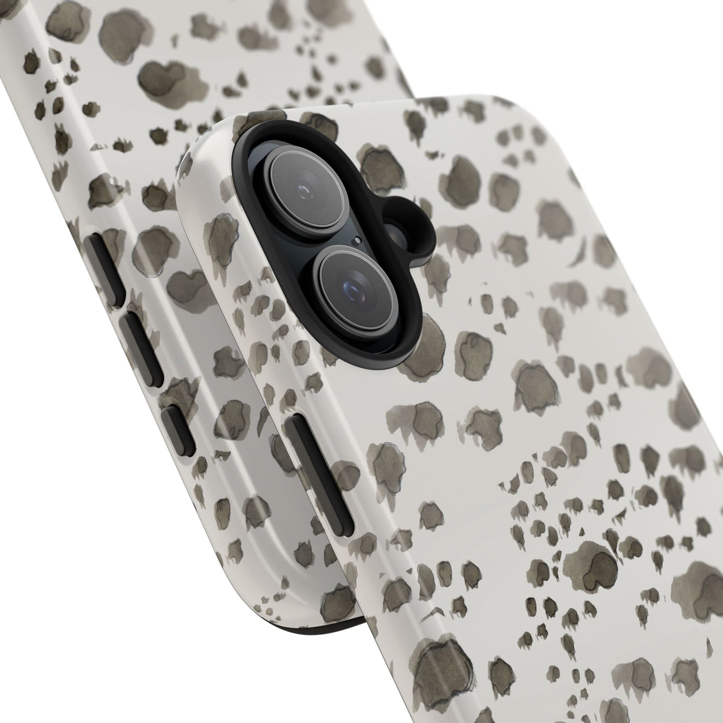 Kitty Dots Gray Phone Case