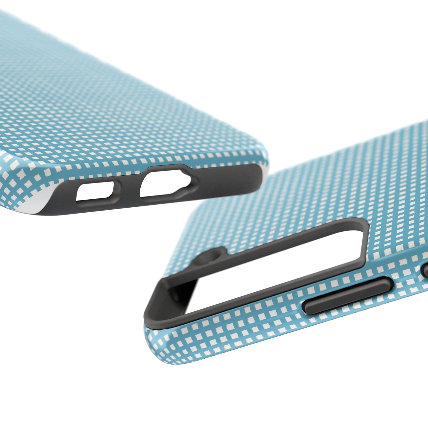 Chipper Check Turquoise Phone Case