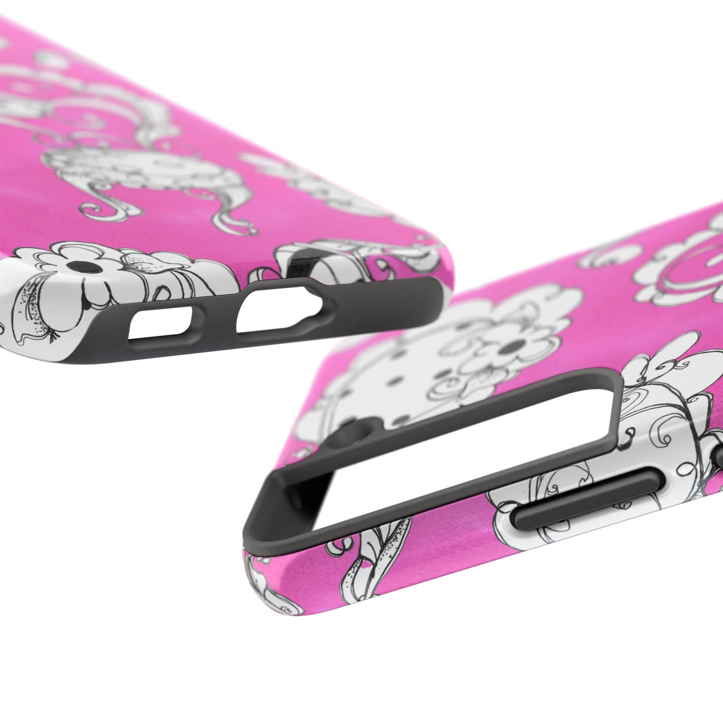 Bistro Chairs Pink Phone Case