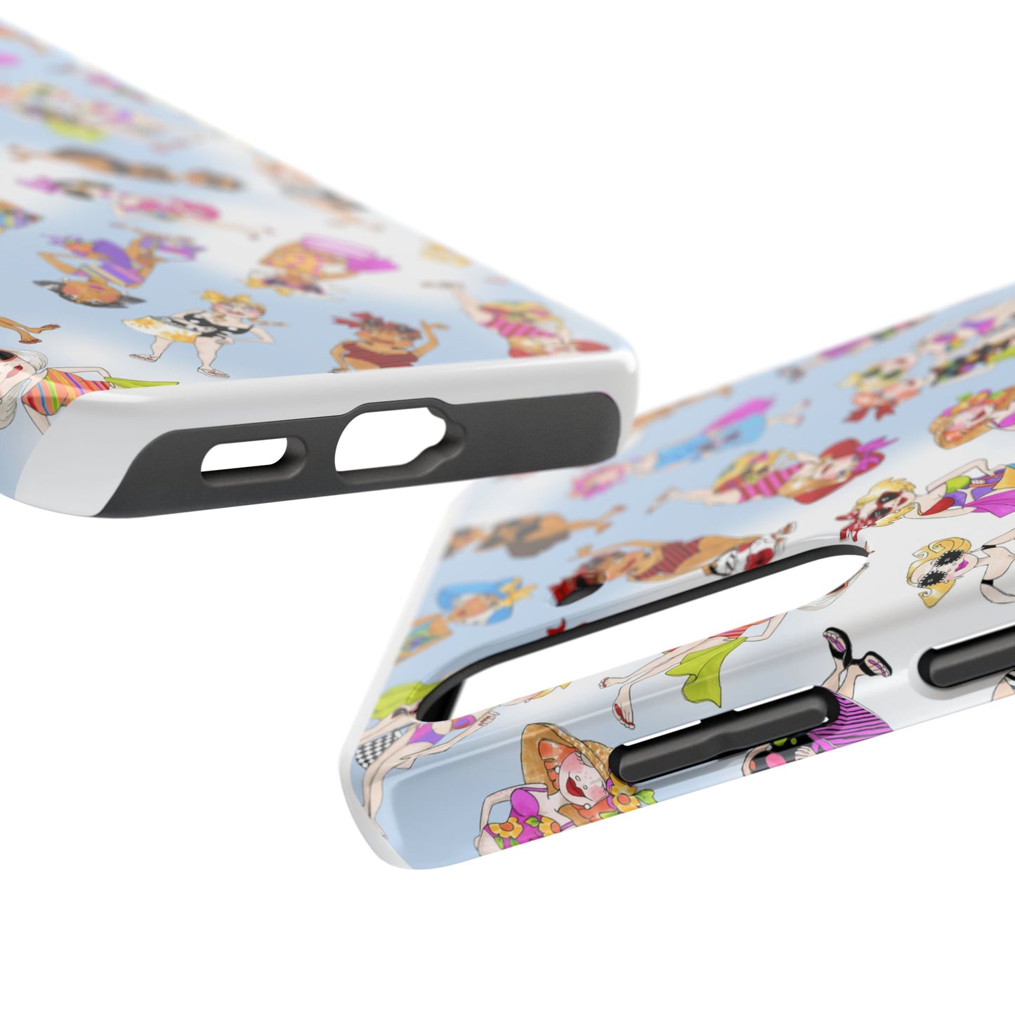 Tossed Beauties Blue Sky Phone Case