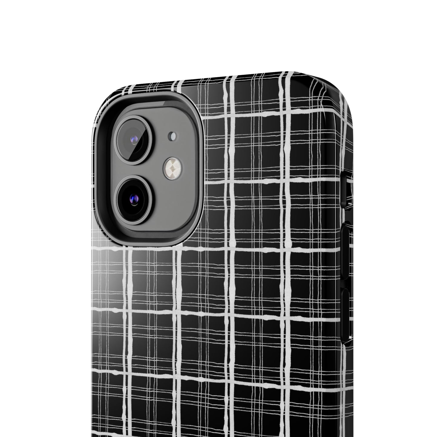 Sophistiplaid Black / White Phone Case
