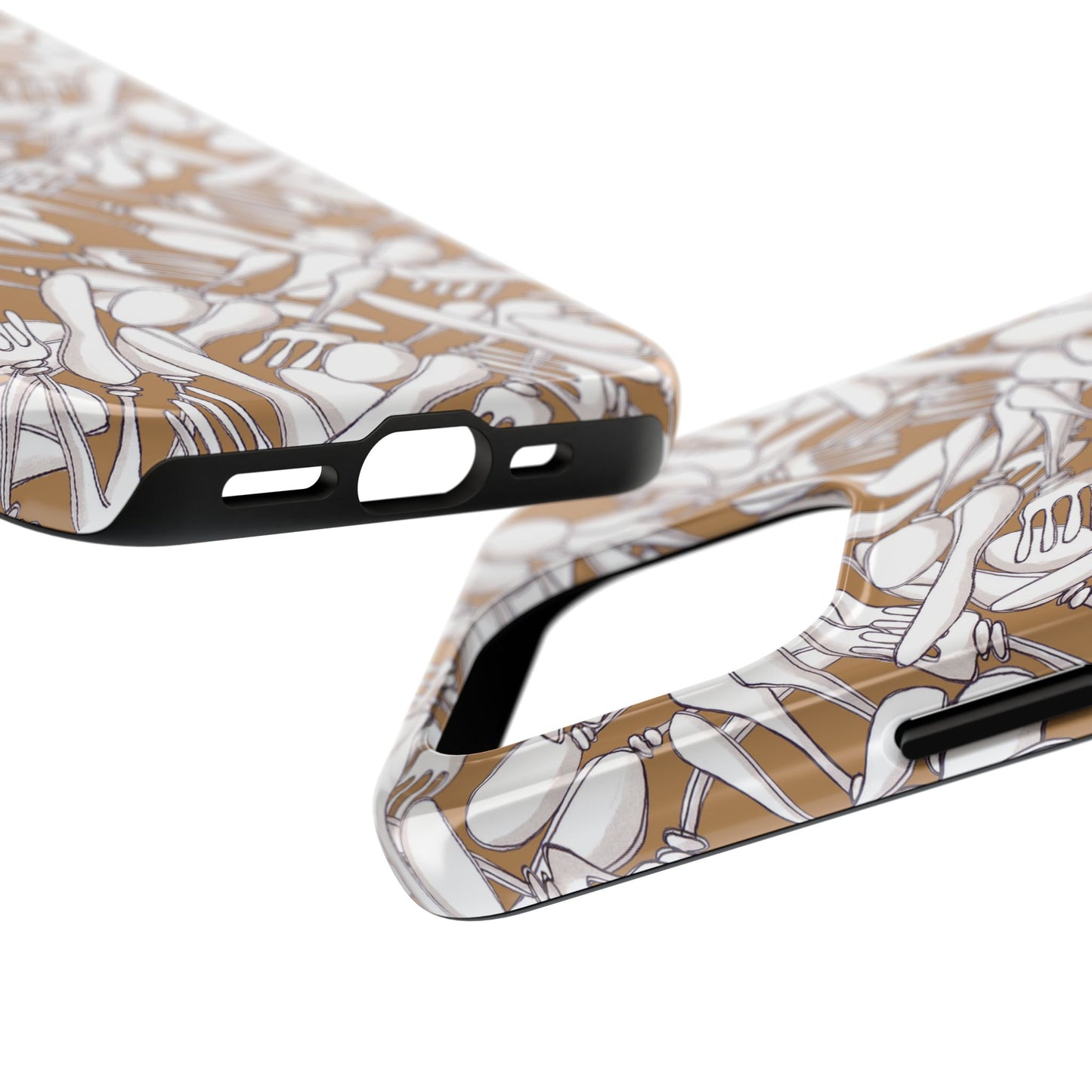 Silverware Wars Brown Phone Case