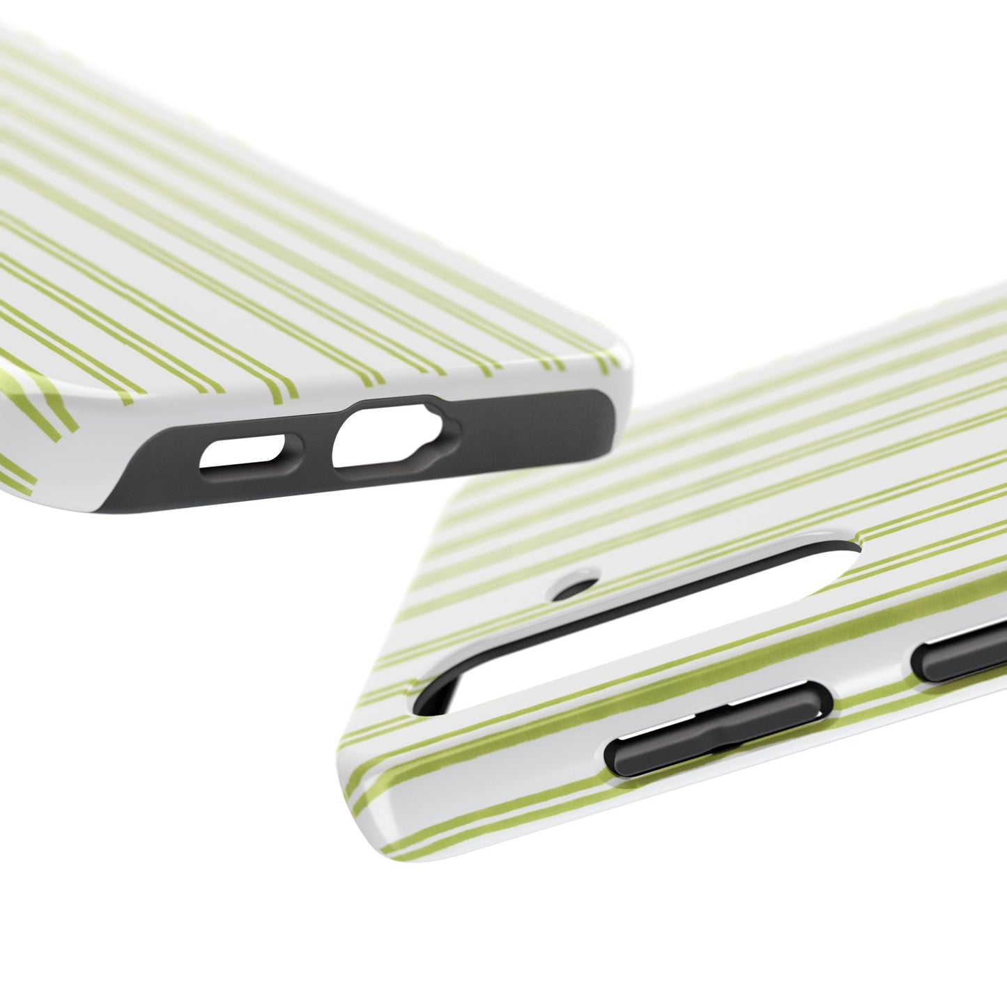 Green Double Stripe Phone Case