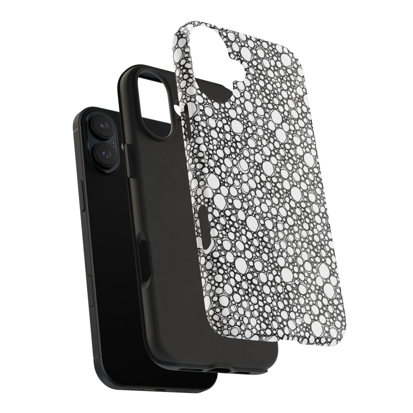 Air Bubbles Black Phone Case