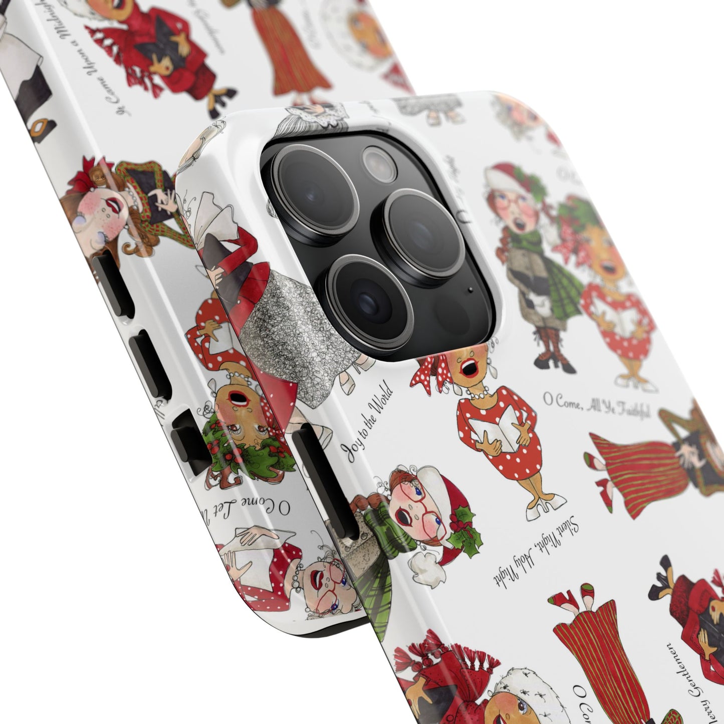 Tossed Carolers Phone Case