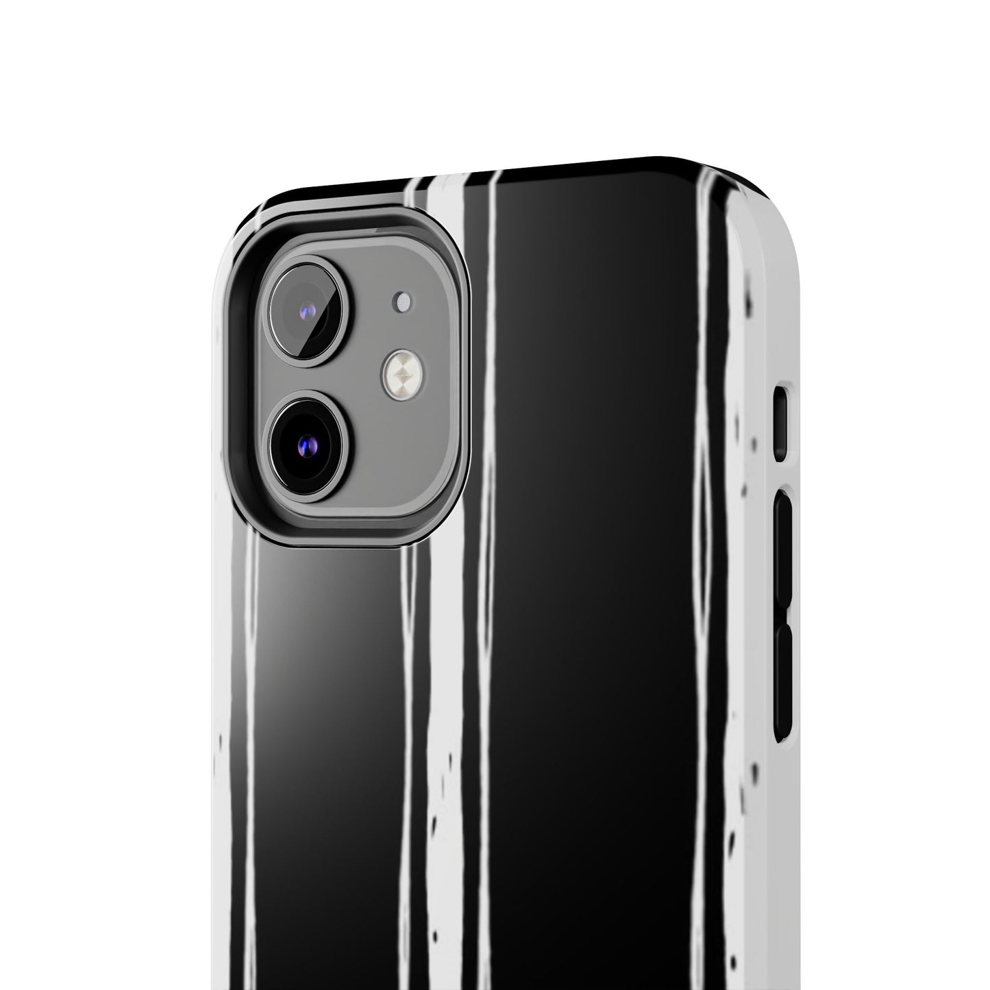 Black / White Stripe Phone Case