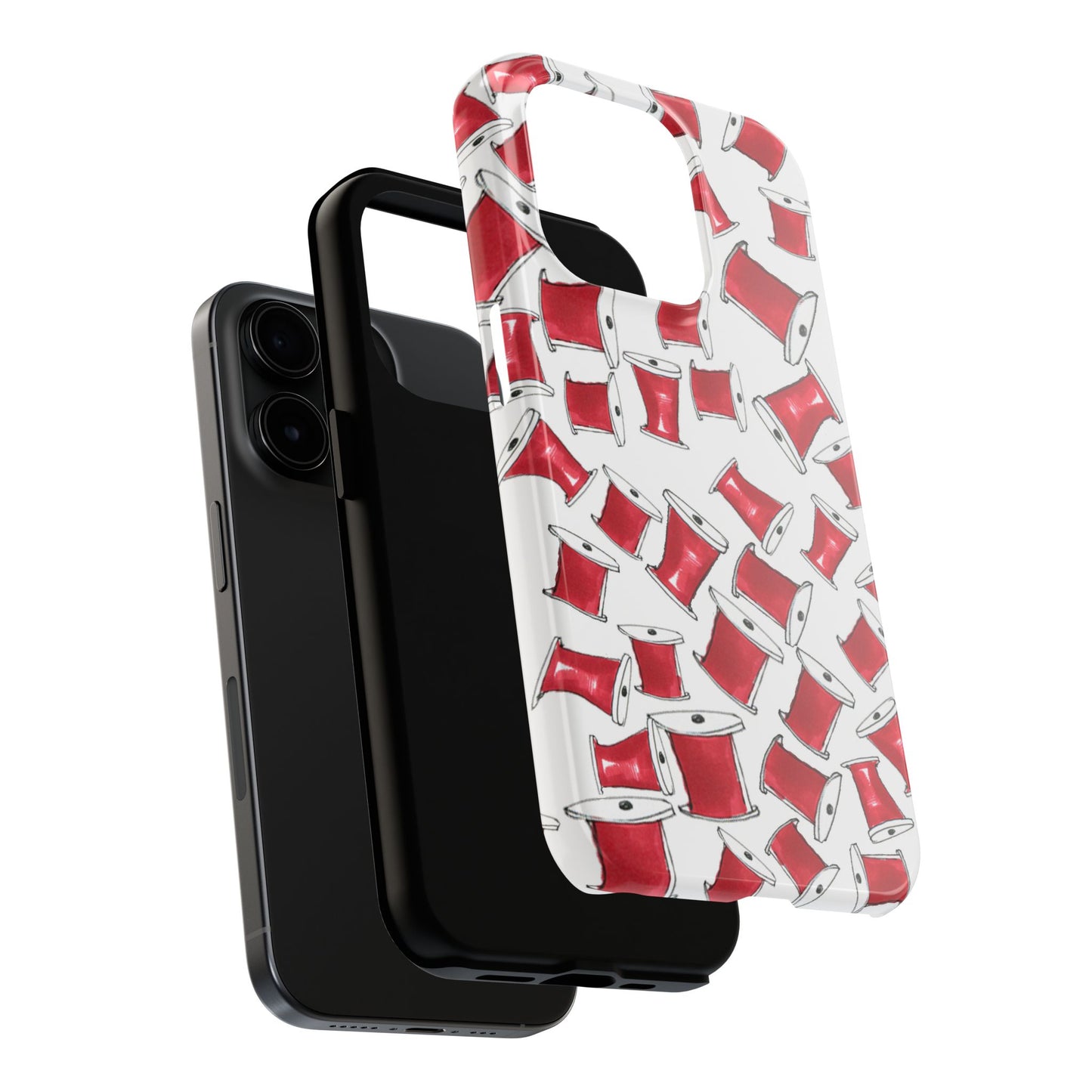 Red Thread White Phone Case