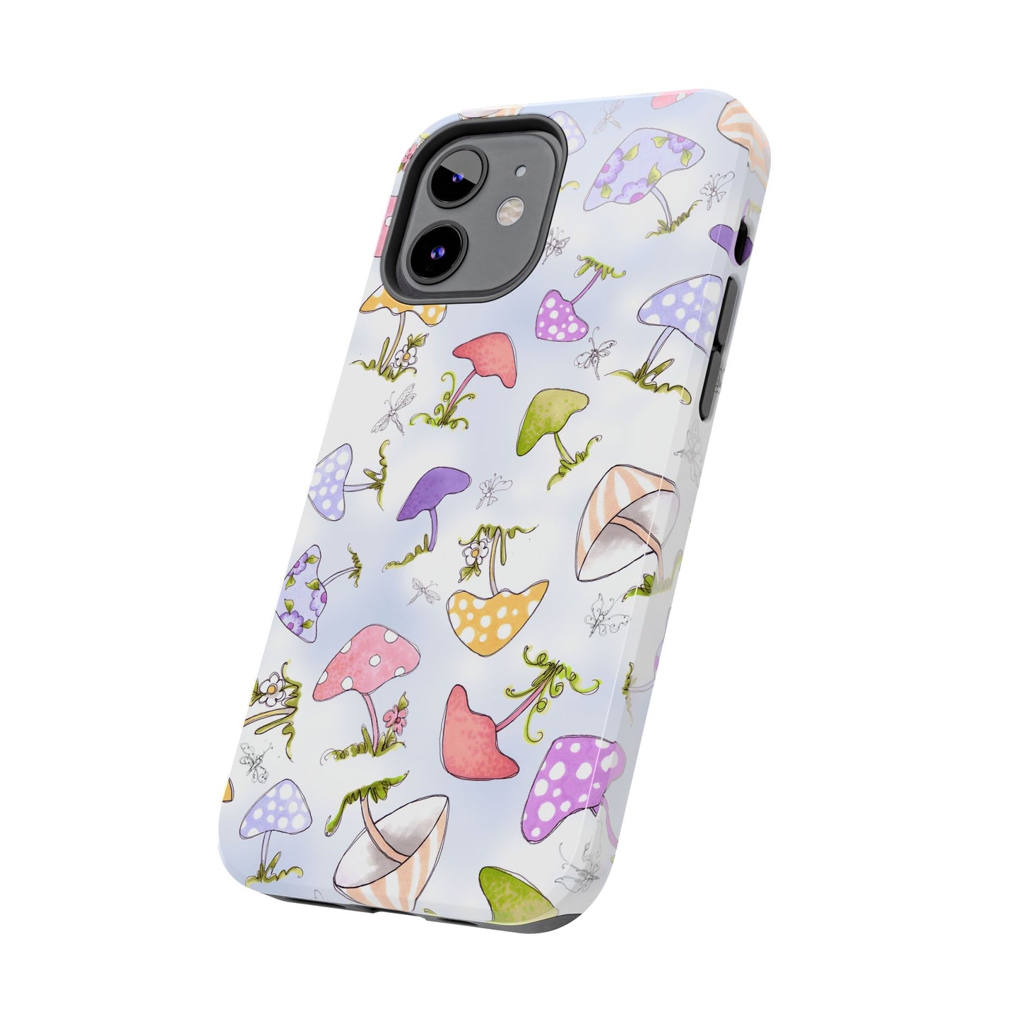 Mushroom Toss Blue Phone Case