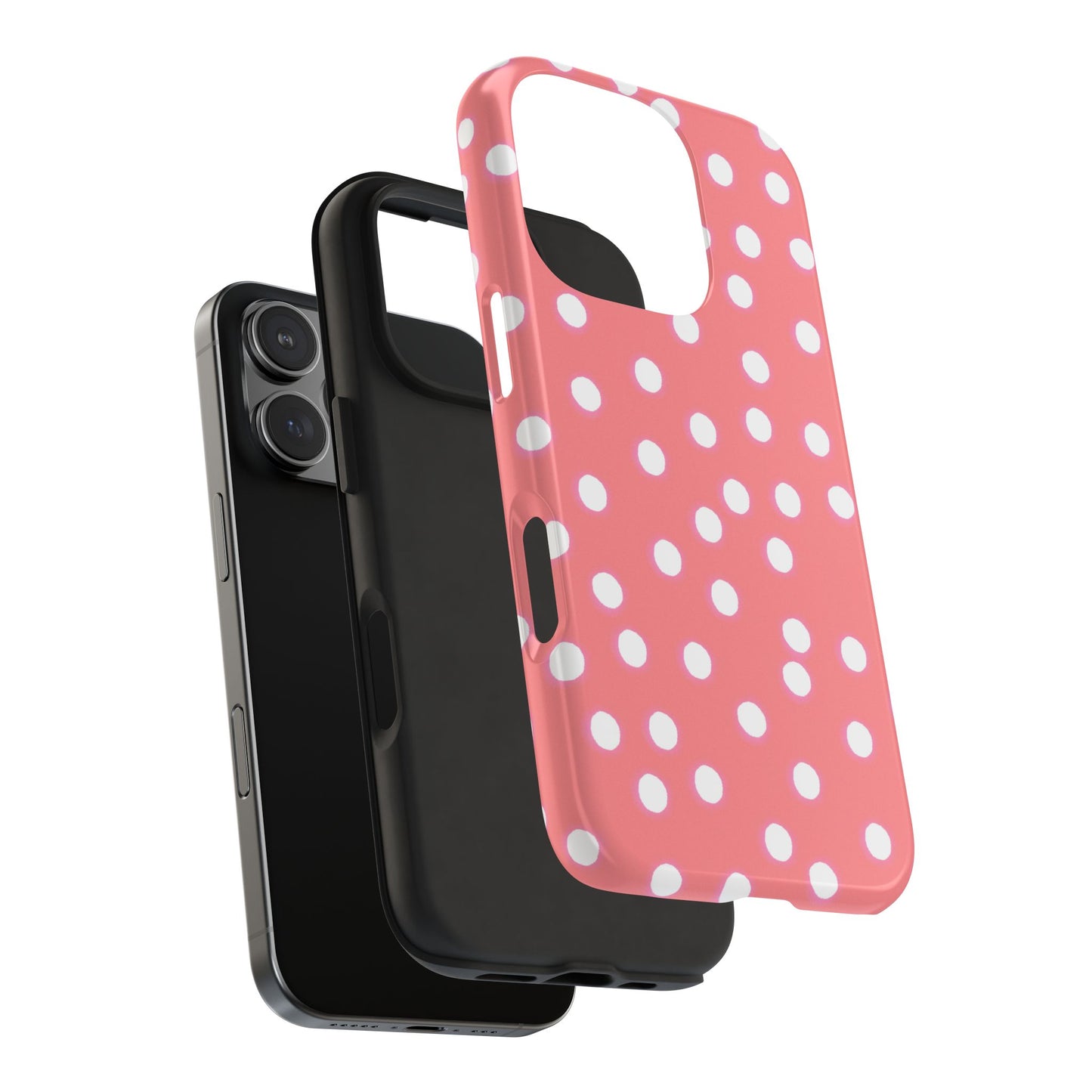 Plump Dots Coral Phone Case
