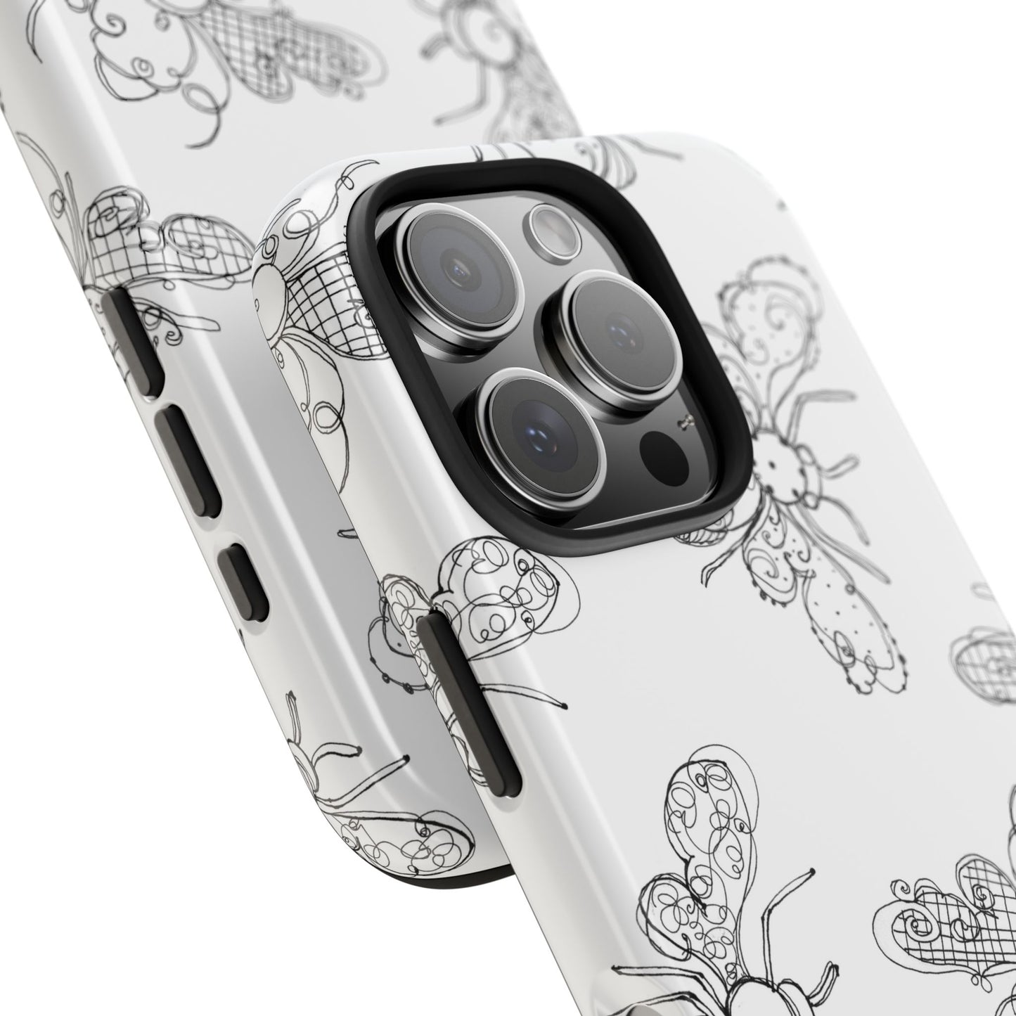 Busy Bees White Phone Case