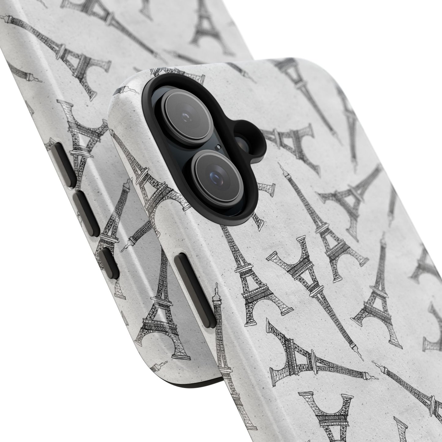 Eifelesque Silver Phone Case