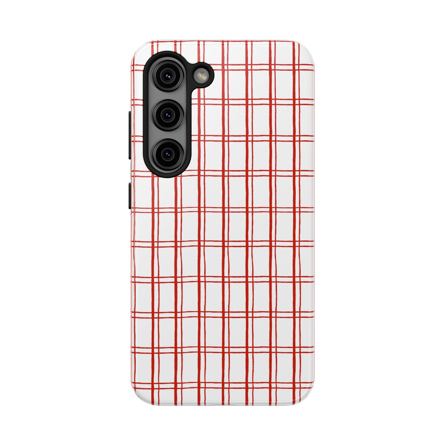 Kitchen Plaid White / Red Phone Case