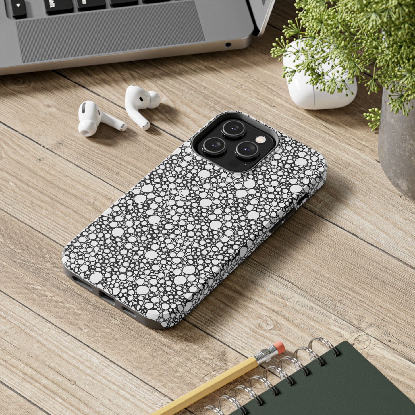 Air Bubbles Black Phone Case