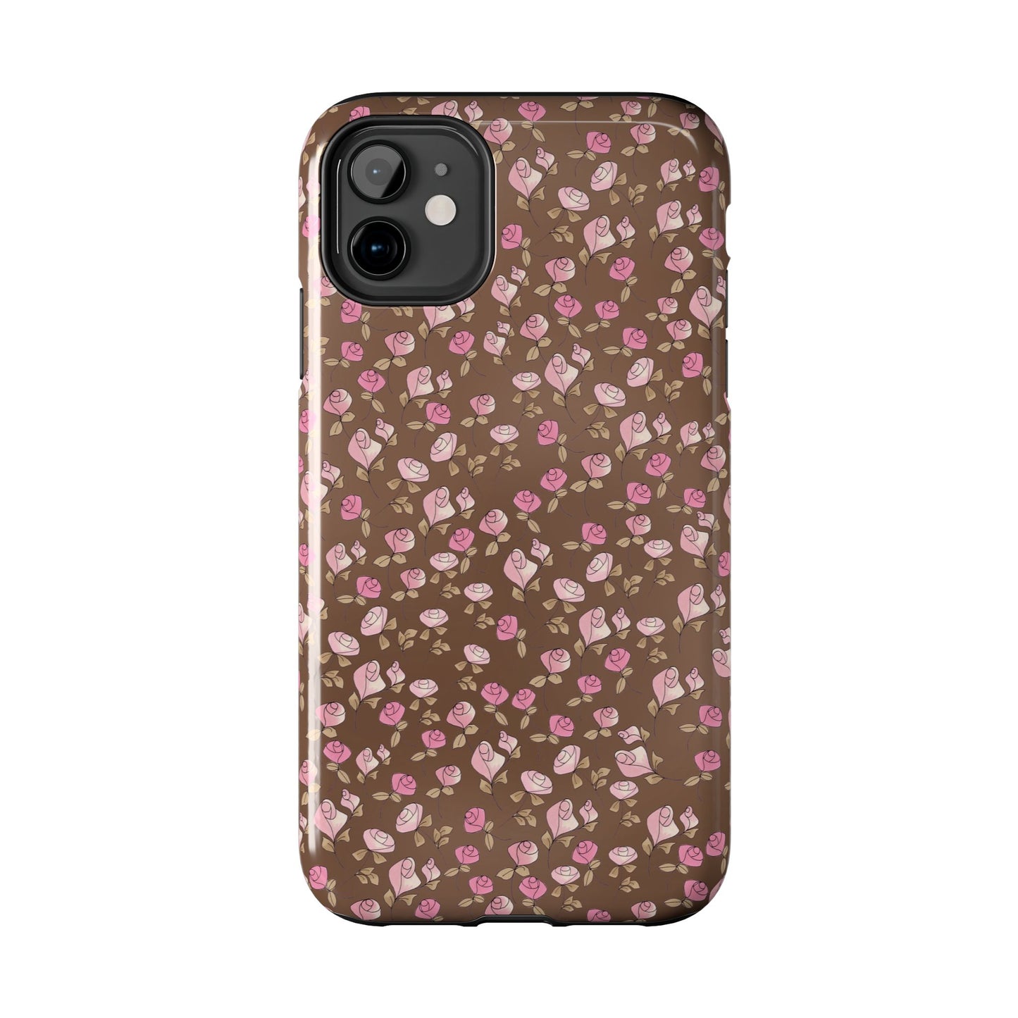 Little Bitty Roses Chocolate Phone Case
