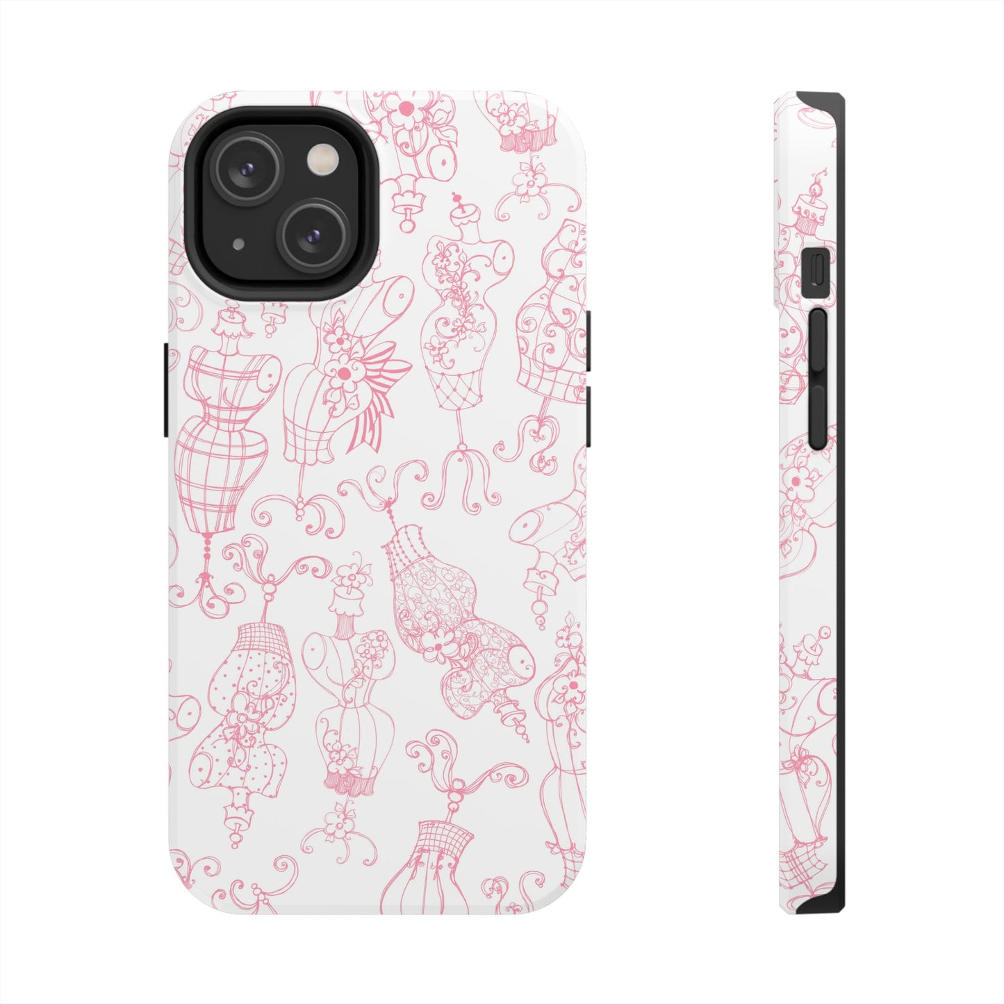 Mannequinique White / Pink Phone Case