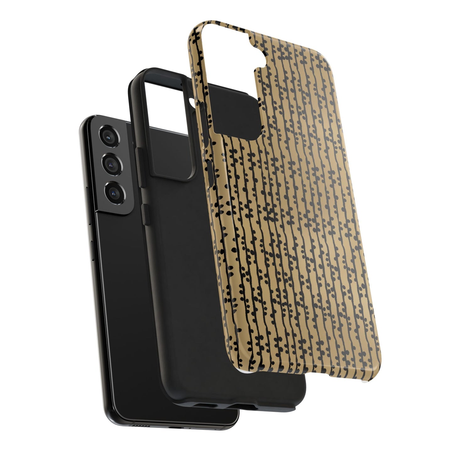 Loopy Stripe Tan Phone Case