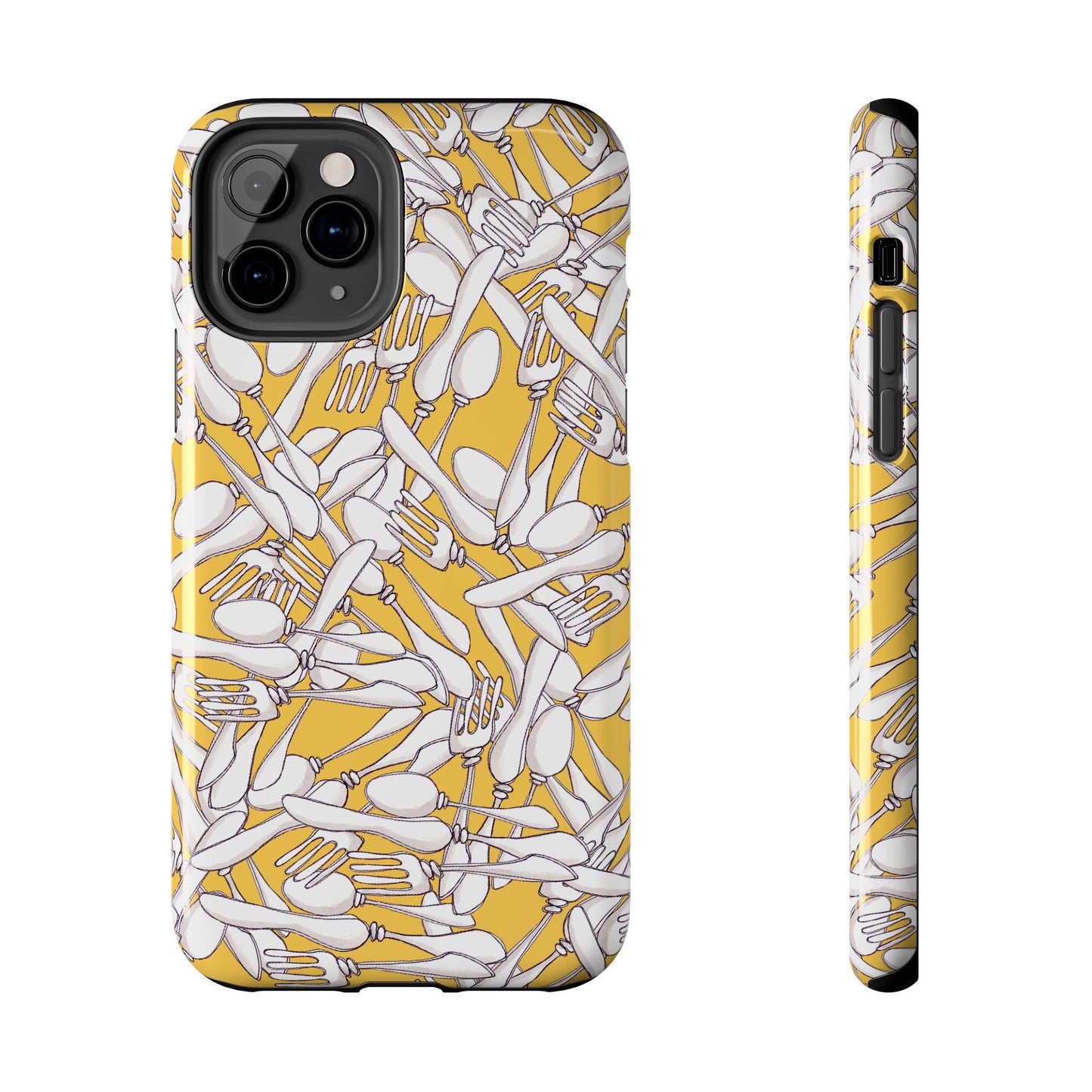 Silverware Wars Yellow Phone Case