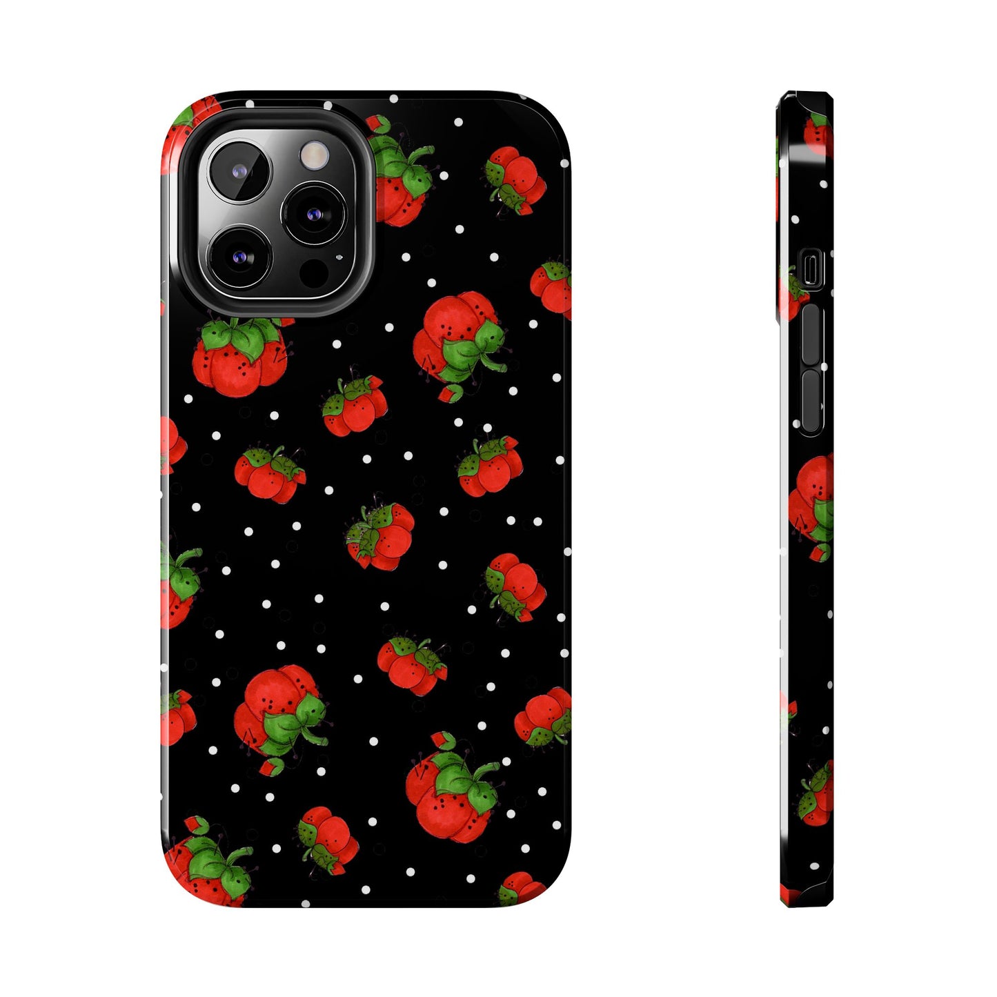 Pin Dots Black Phone Case