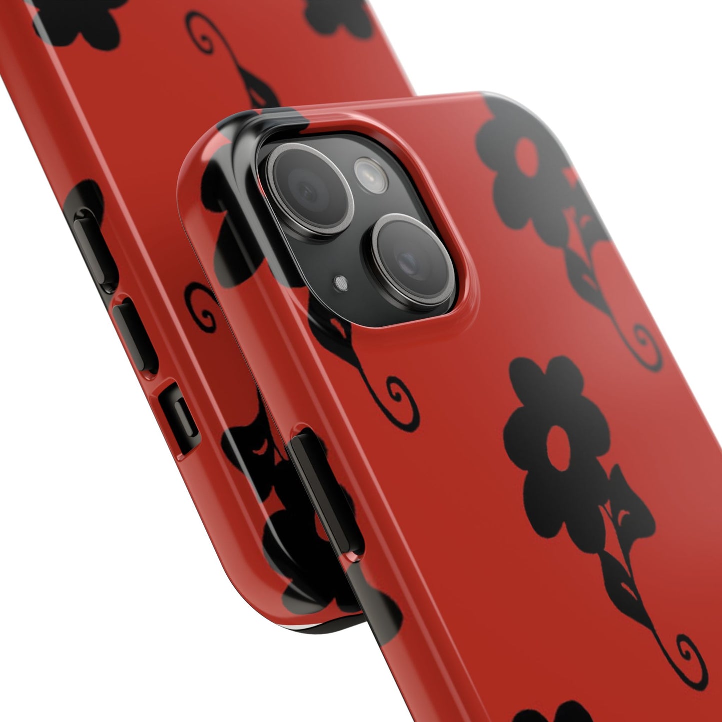 Daring Daisy Red Phone Case