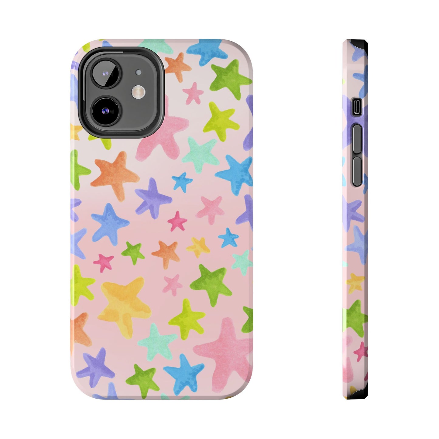 Happy Stars Pink Phone Case
