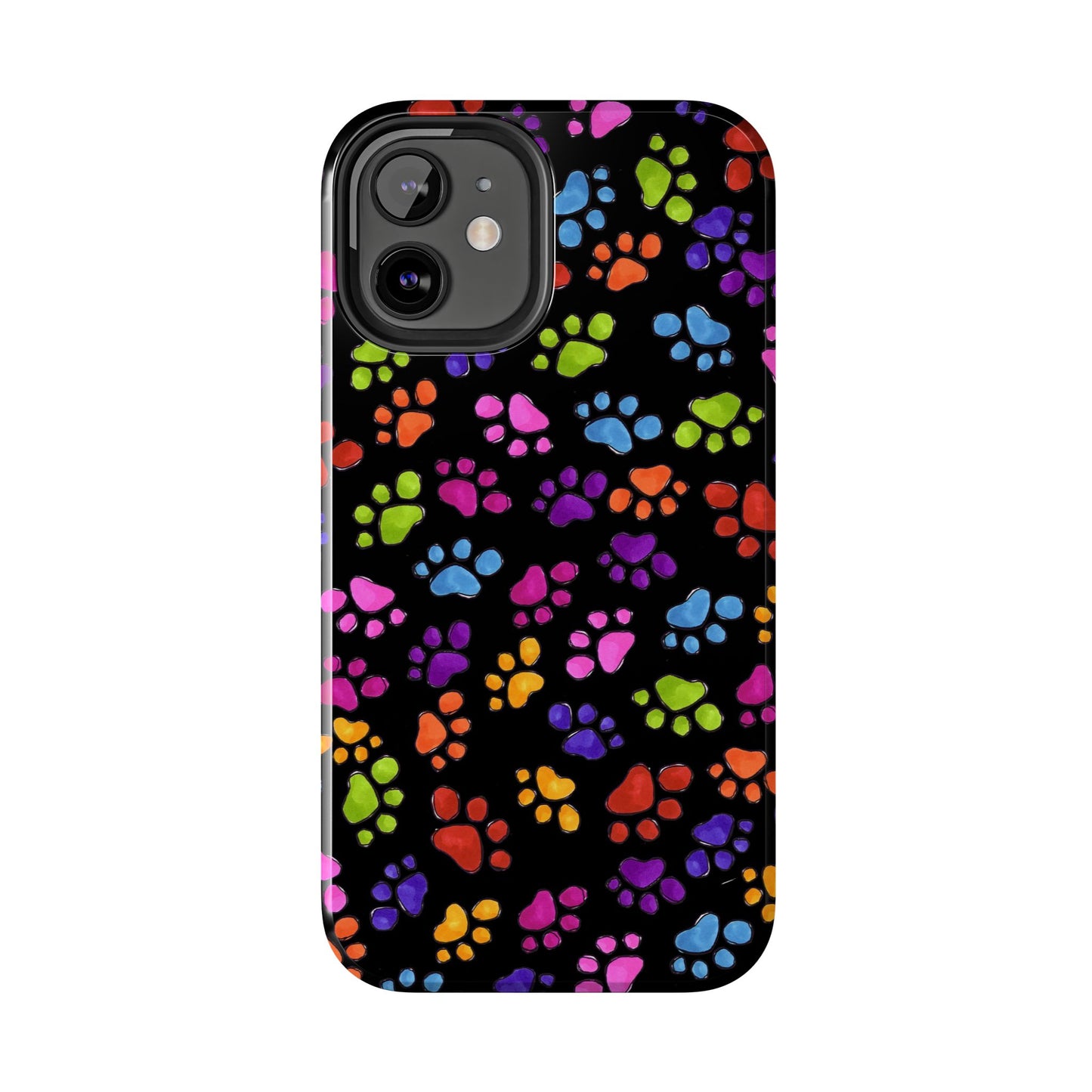 Fancy Paws Black Phone Case