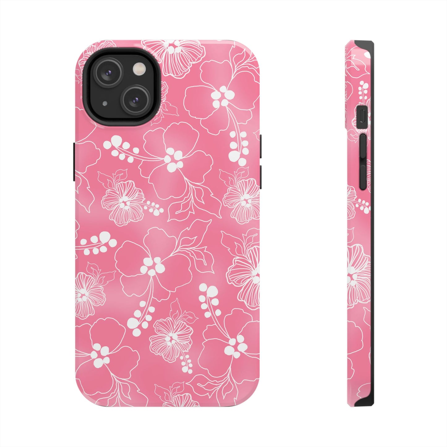 Lacey Hibiscus Pink Phone Case