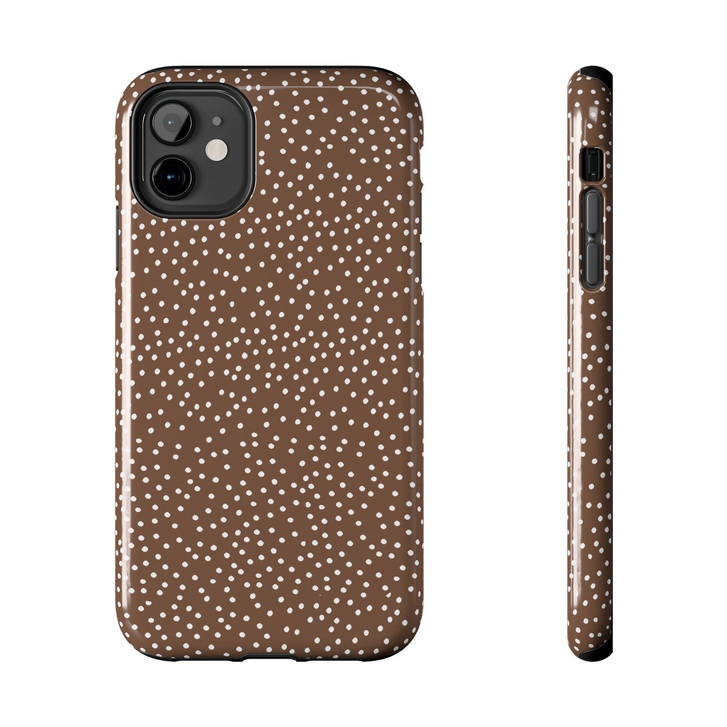 Dottible Chocolate / White Phone Case
