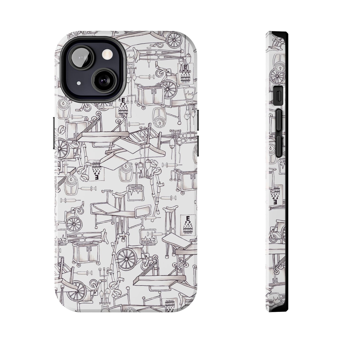 Essentials White / White Phone Case