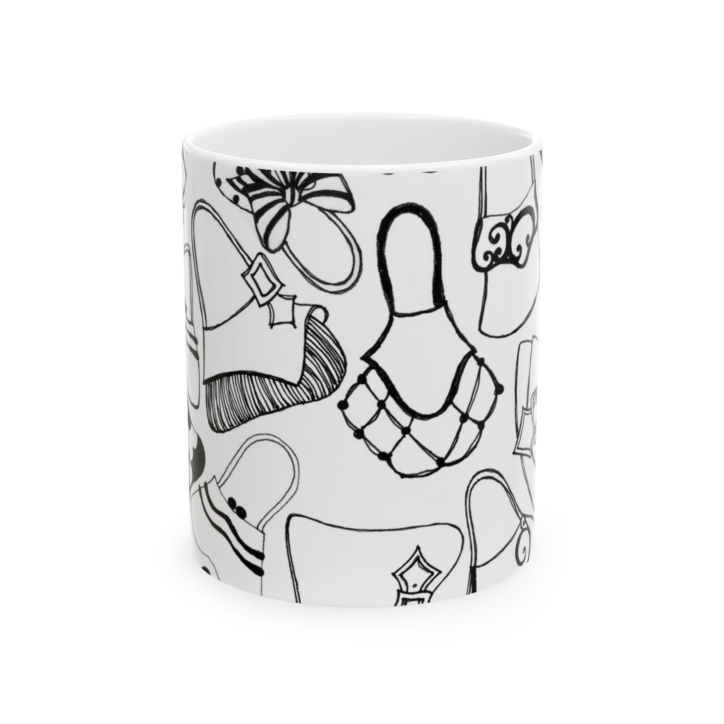 Handbags White / Black Cup