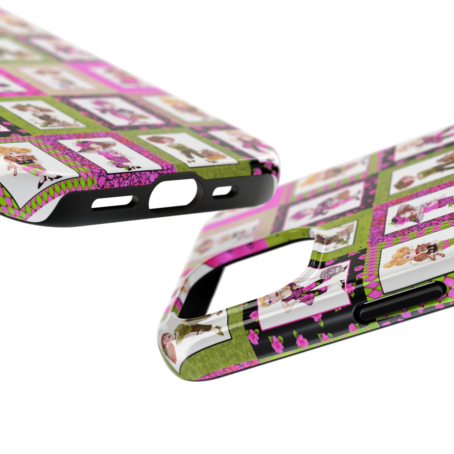 Cat Ladies Cerise Phone Case