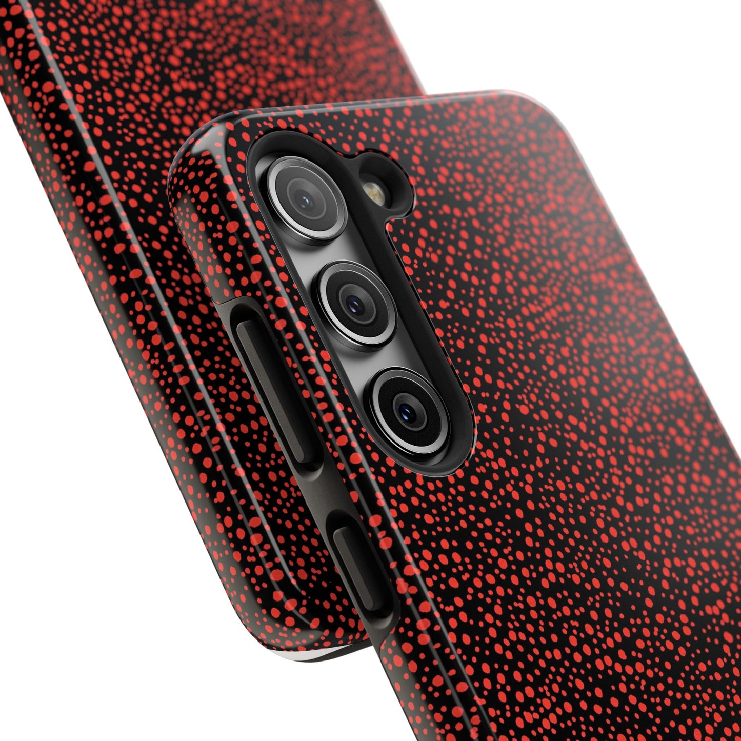 Confetti Red / Black Phone Case