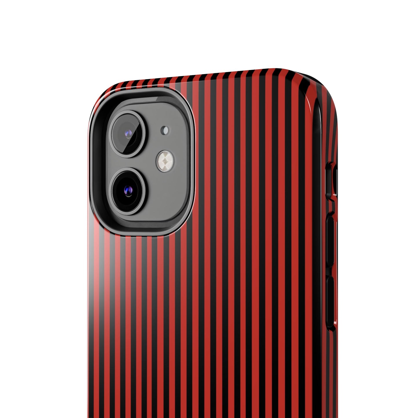 Stripe Red / Black Phone Case