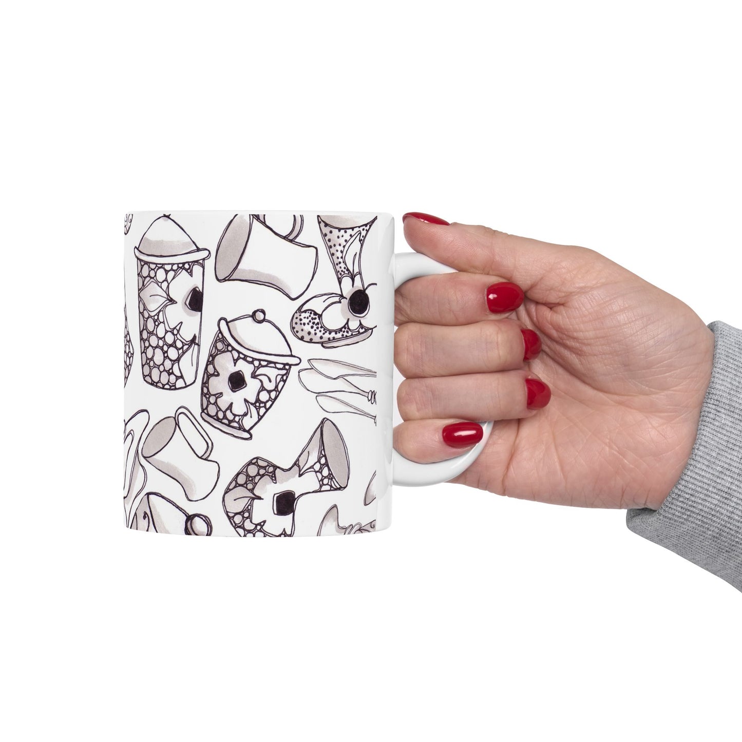 The Kitchen Sink White Cup