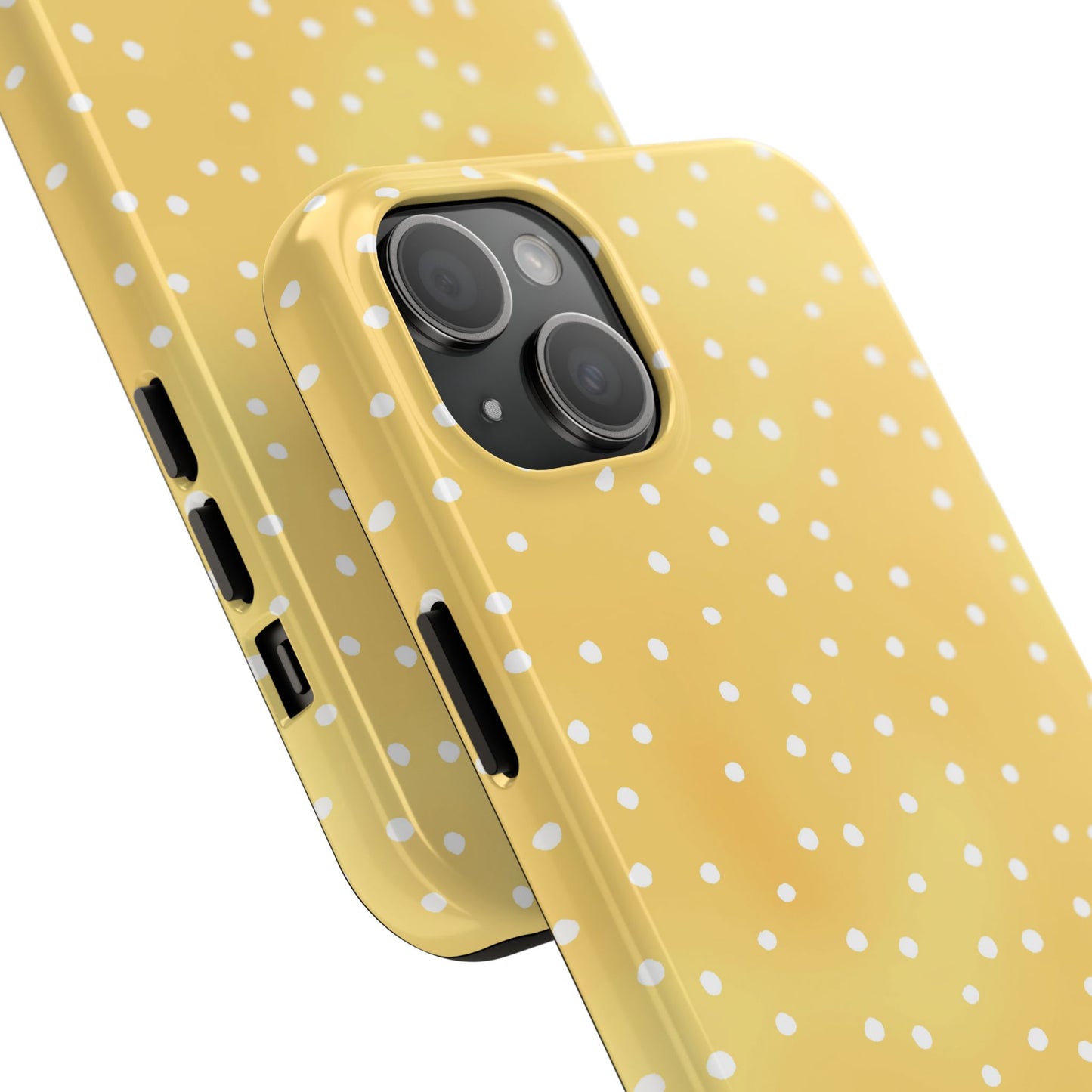 Dinky Dots Yellow / White Phone Case