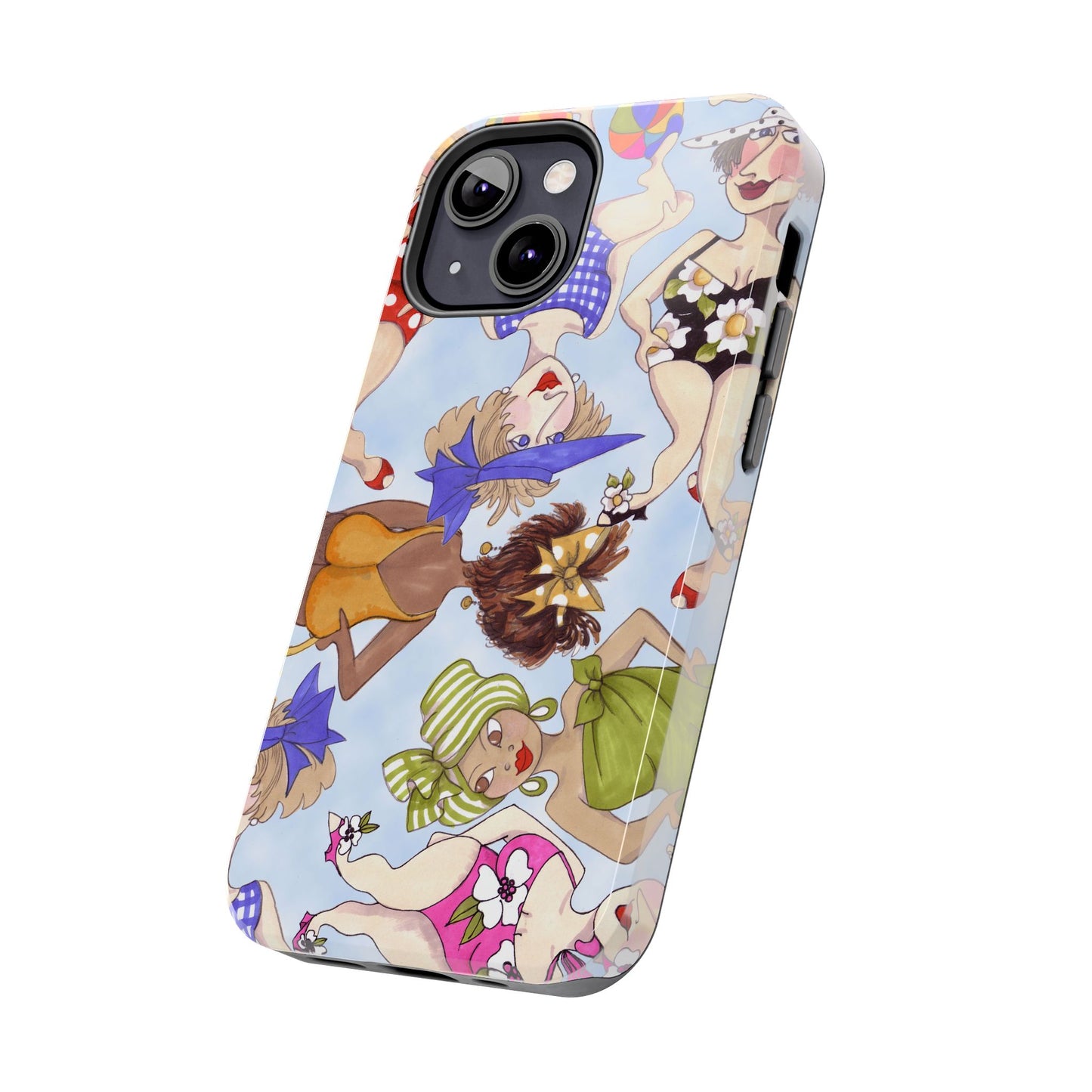 Bathing Beauties Blue Sky Phone Case
