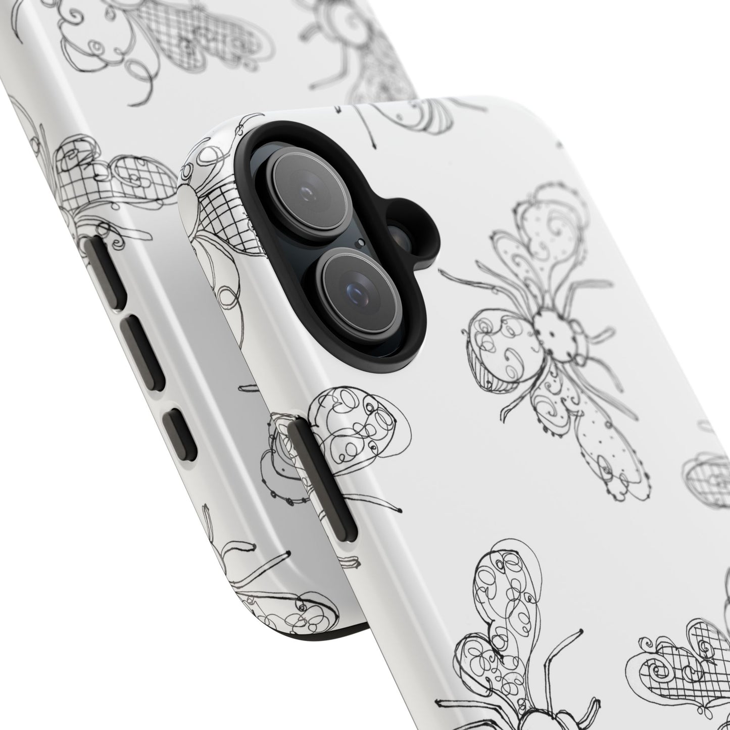 Busy Bees White Phone Case