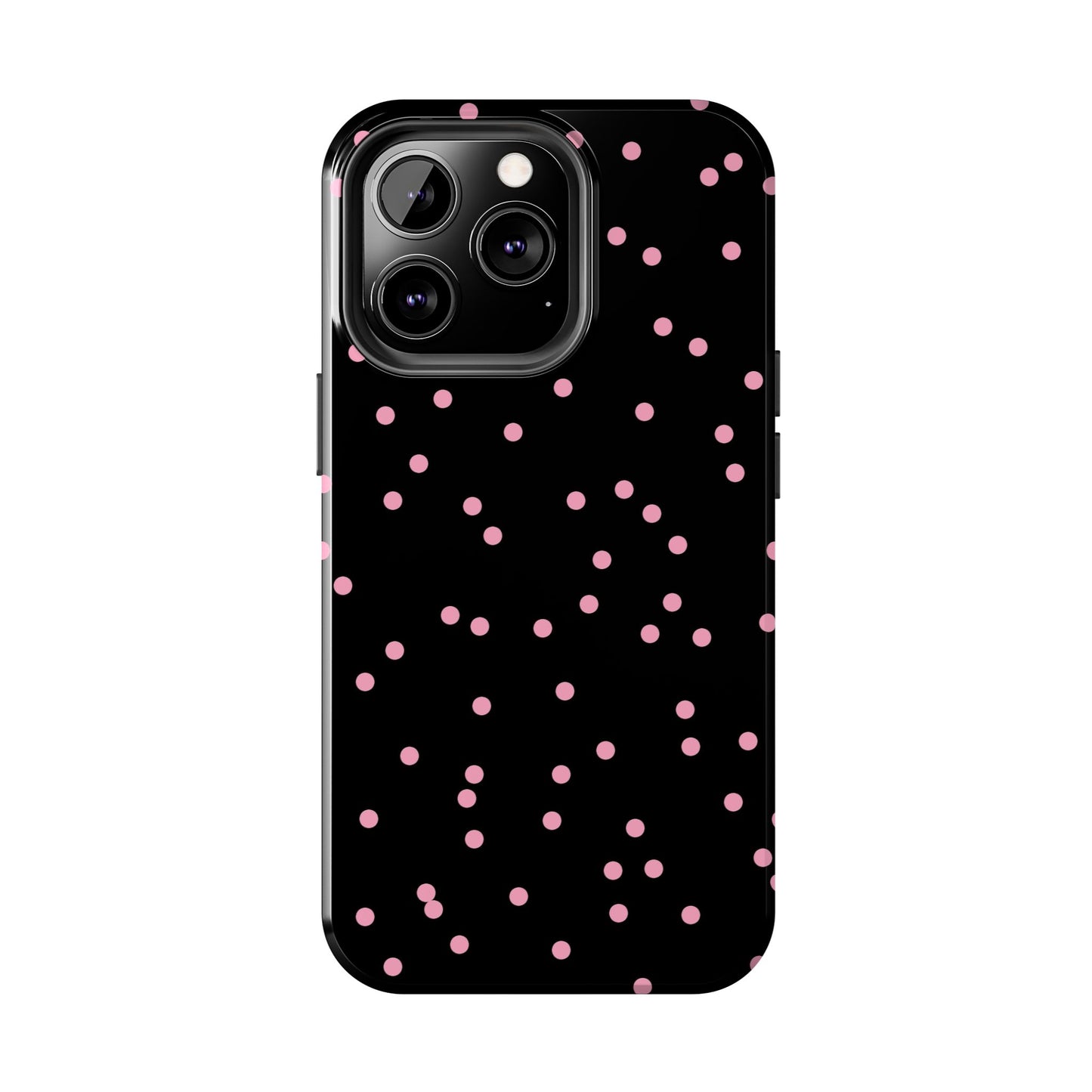 Space Dots Black / Pink Phone Case