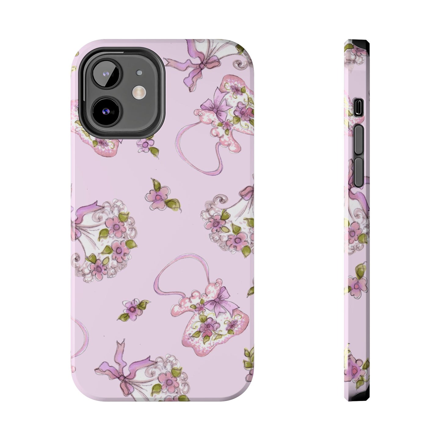 Flower Model Hand Bag Phone Case