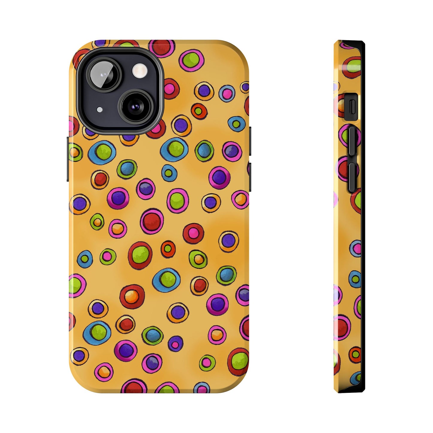 Dopey Dots Yellow Phone Case