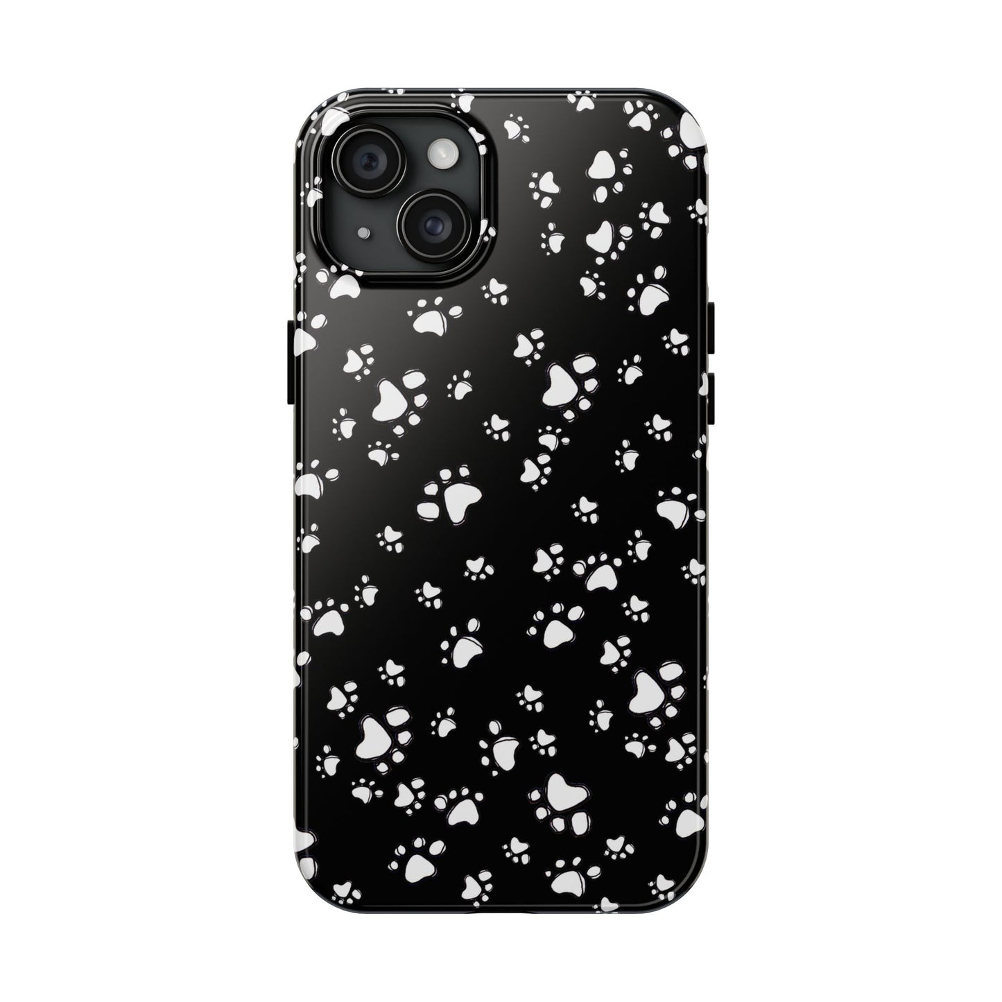 Paw Flakes Black Phone Case