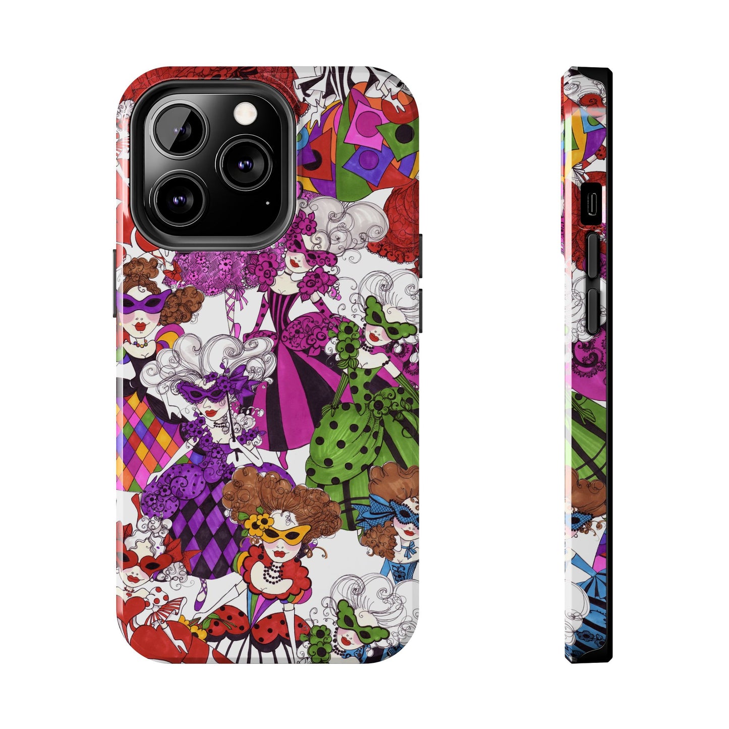 Crowded Dance Floor White Phone Case
