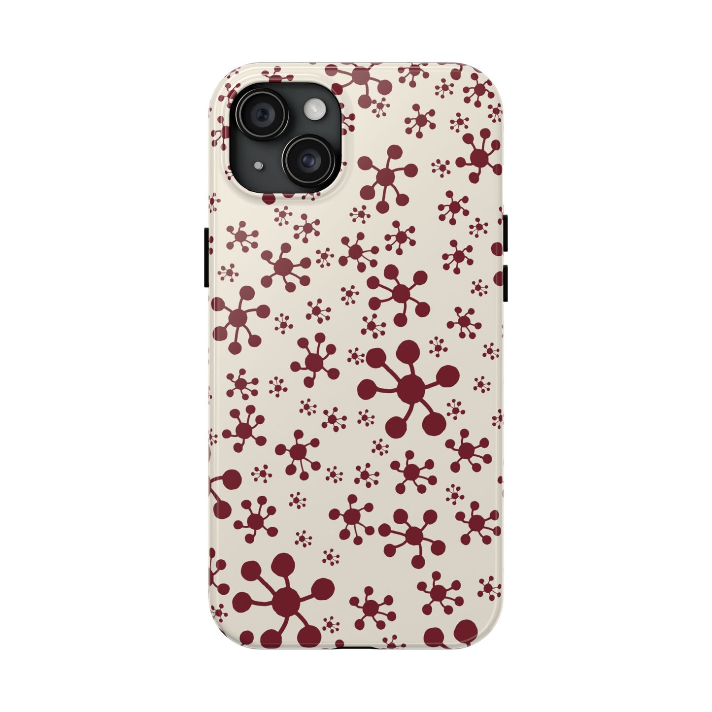 Jacks Ivory / Red Phone Case