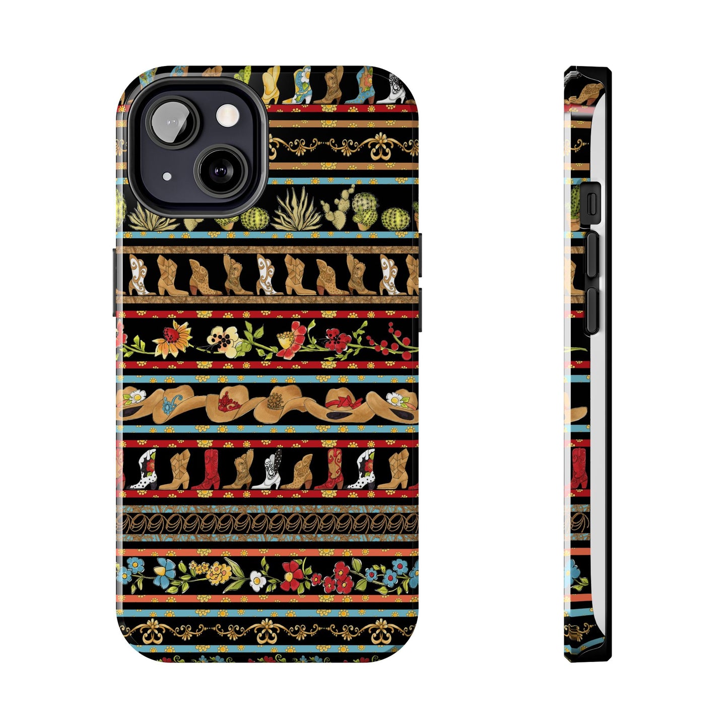 Whoa Borders Black Phone Case
