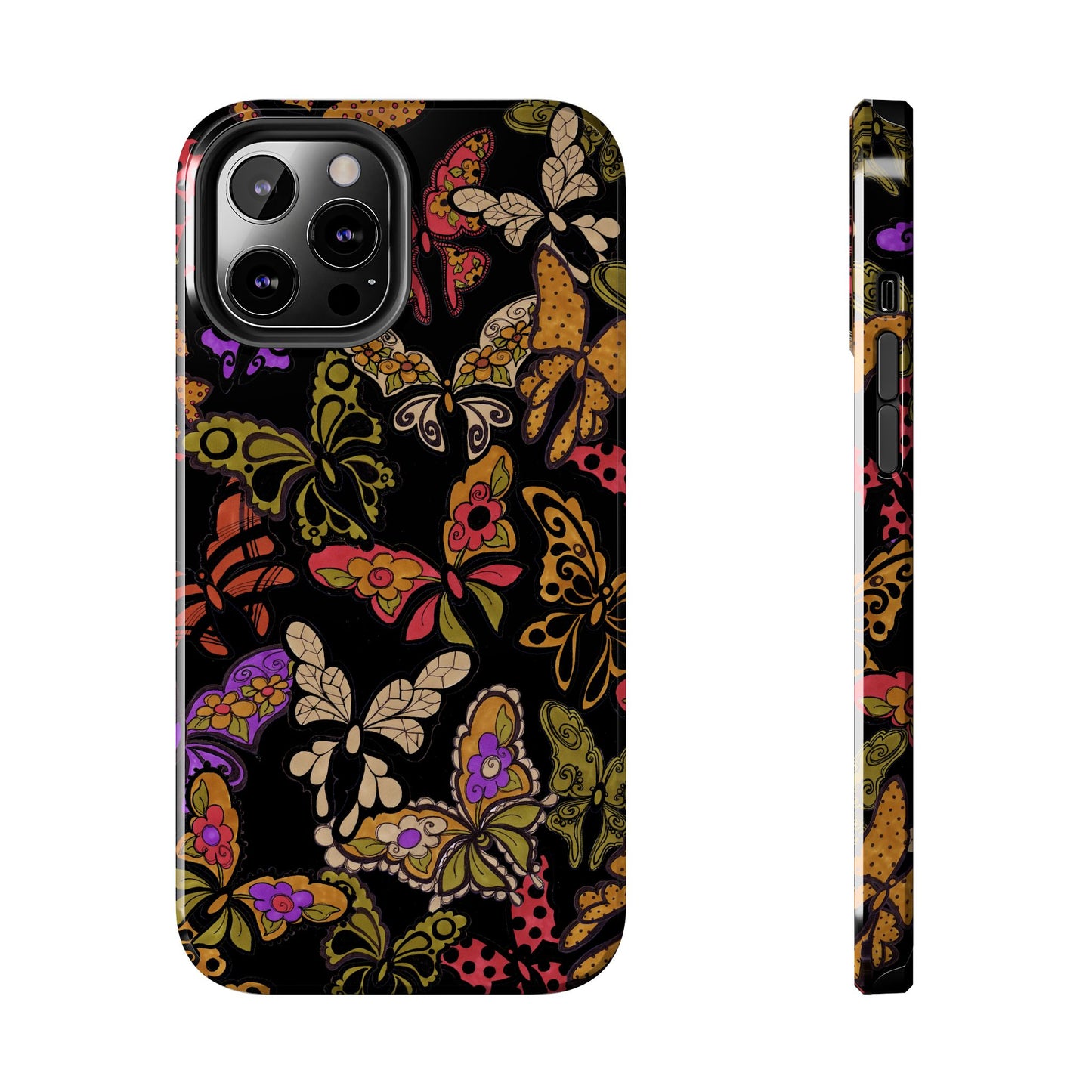 Flighty Black Phone Case